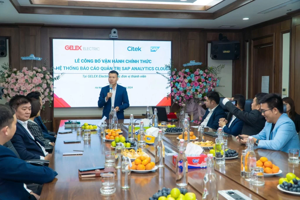 GELEX Electric operates SAP ANALYTICS CLOUD management reporting system
