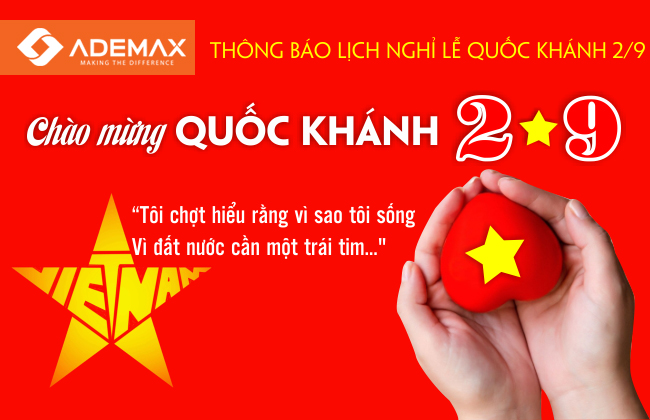 THÔNG BÁO LỊCH NGHỈ LỄ 02/09/2016