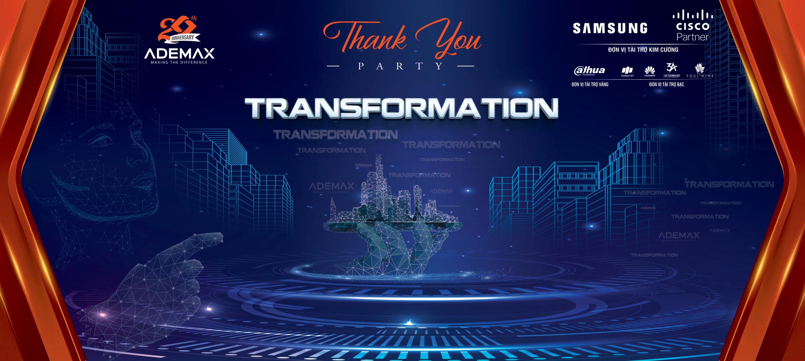 Ademax kỷ niệm 20 năm phát triển với chủ đề “Transformation”, khẳng định chiến lược đổi mới và bứt phá trong lĩnh vực công nghệ.