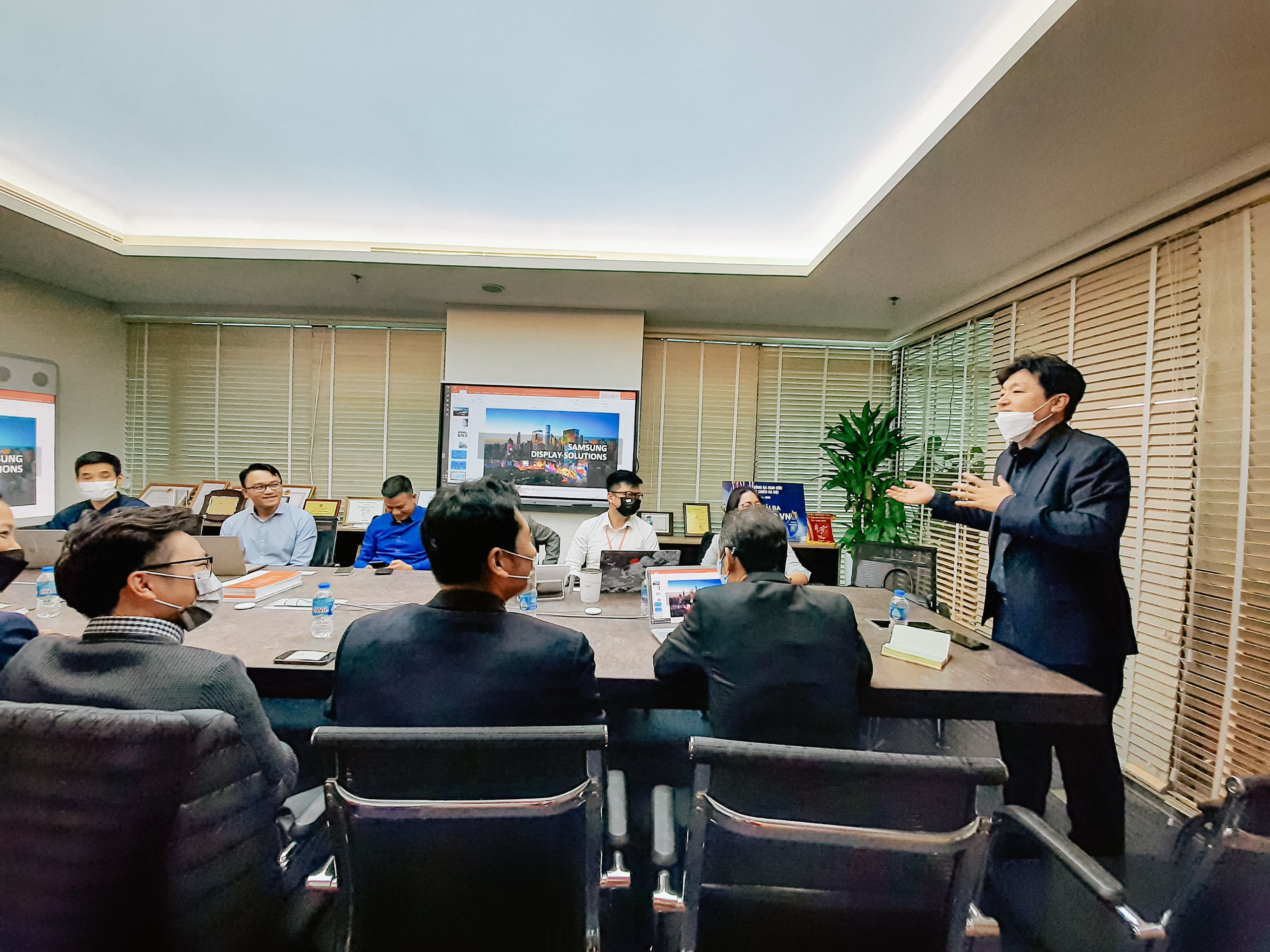 Dấu mốc hợp tác chiến lược giữa Ademax, Samsung và Hanwha Techwin