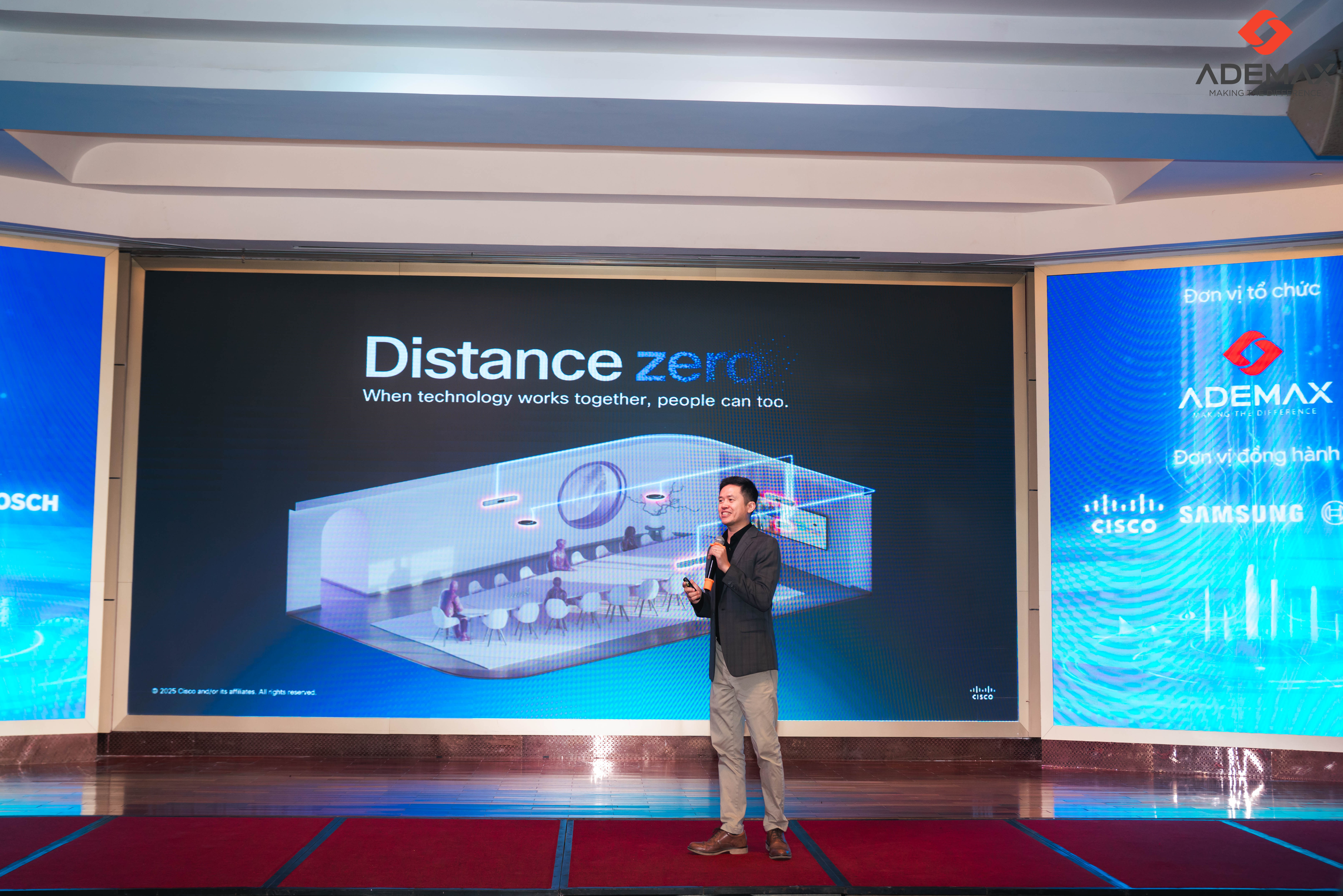 Đại diện Cisco đã có phần trình bày đặc sắc tại sự kiện Hybrid Connect Hồ Chí Minh ngày 23.09.2025