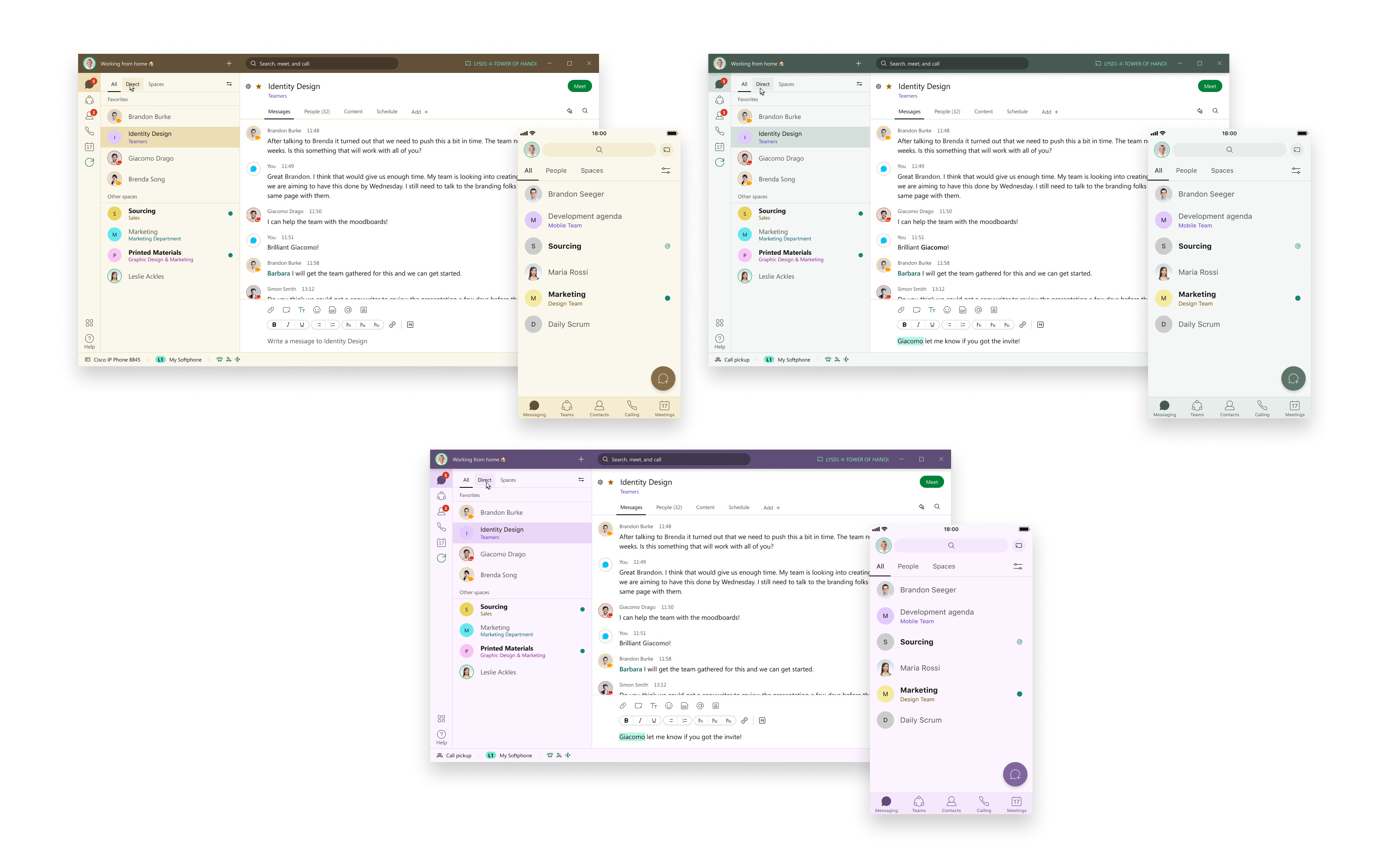 Cá nhân hóa Webex dễ dàng với các tông màu mới