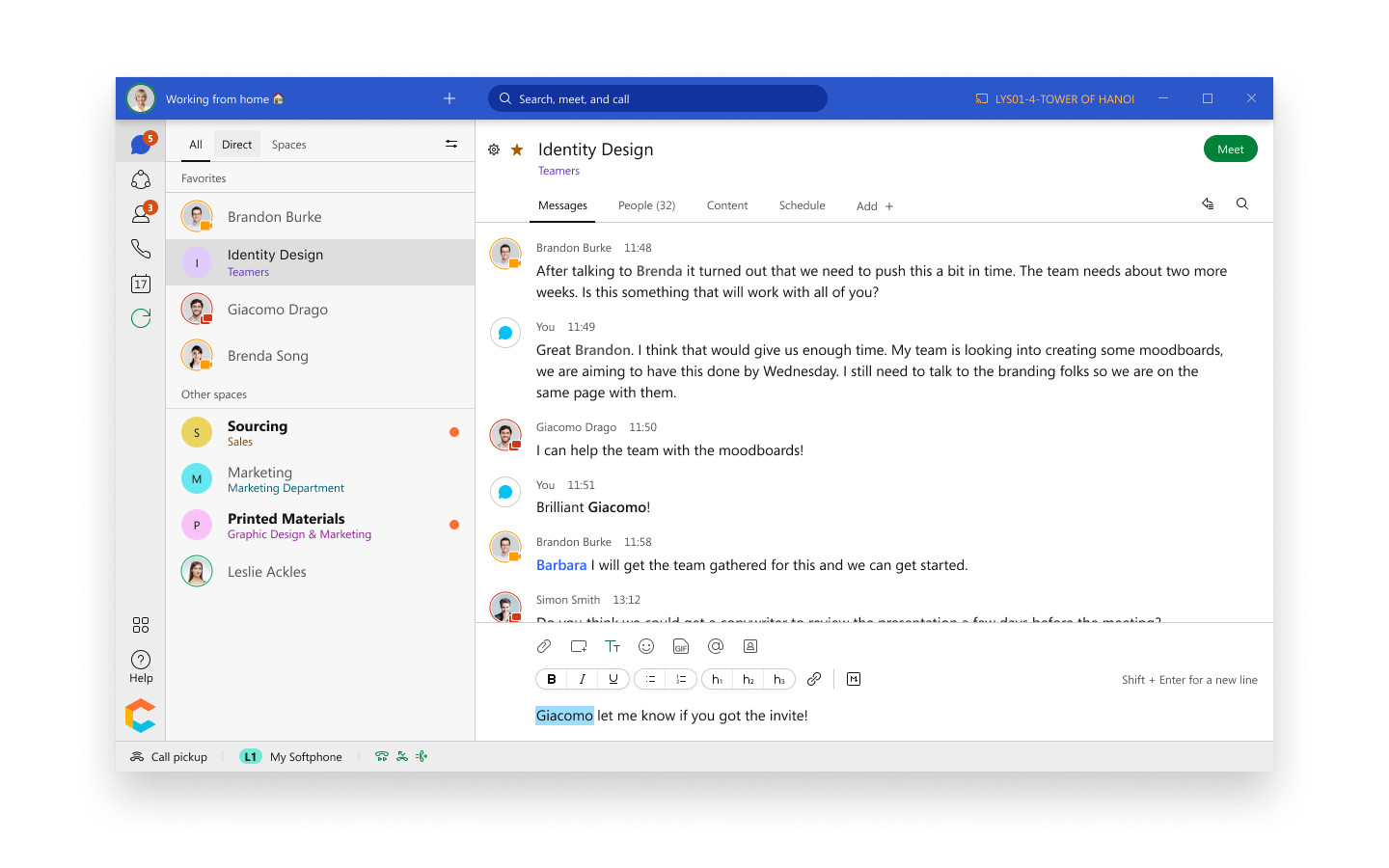 Cá nhân hóa Webex với dấu ấn thương hiệu doanh nghiệp